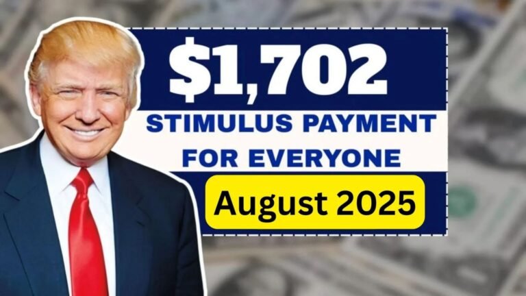 $1,702 August Stimulus Check 2025 Confirmed — Dates, Eligibility & Here's How to Get It Fast