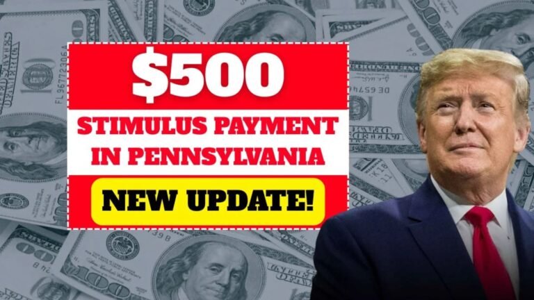 $500 stimulus payment in Pennsylvania